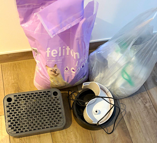 Katzenstreu unbenutzt