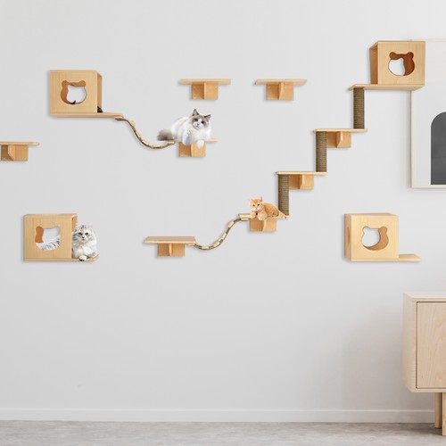 16x kletterwand katzen - kletterwand,