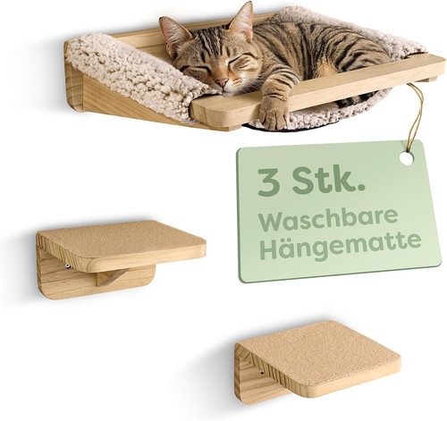 Knupis katzen kletterwand set - kletterwand,